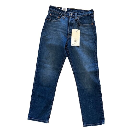 LEVIS 501 Cropped High Rise Jeans Size 26 x 26 NEW - Picture 3 of 9